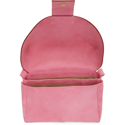 Shop Jacquemus Pink Le Sac Manosque Pouch