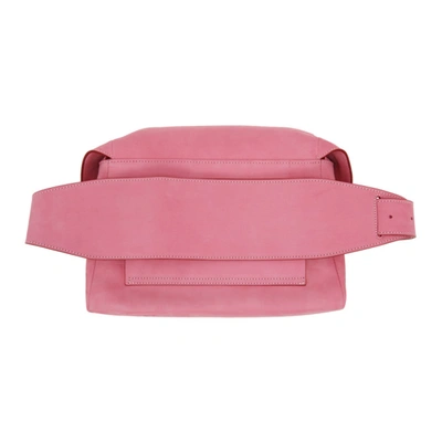 Shop Jacquemus Pink Le Sac Manosque Pouch