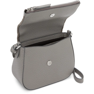 Shop Maison Margiela Grey 5ac Pochette Shoulder Bag In H8383 Smoke
