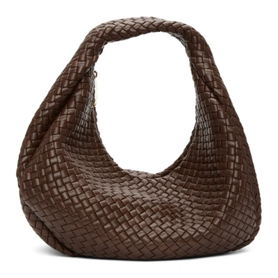Bottega Veneta Maxi Bv Jodie Leather Hobo Bag In Fondente ModeSens
