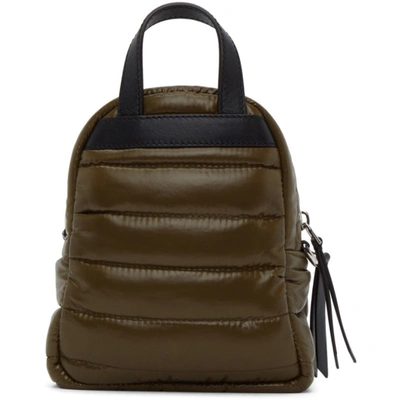 Shop Moncler Khaki Kilia Pm Backpack In 839 Militar