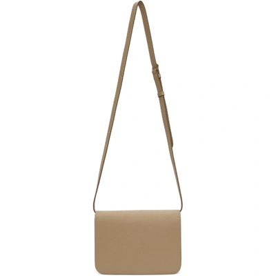 Shop Burberry Beige Small Tb Bag In Archive Bei