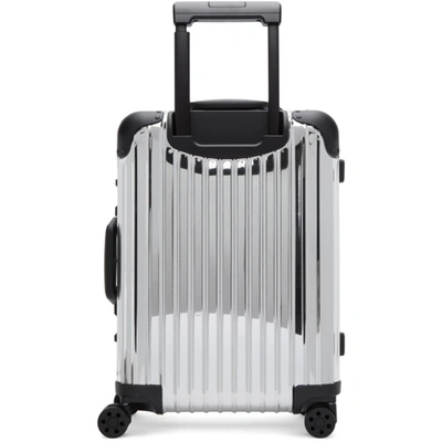 Shop Moncler Genius Moncler Rimowa 'reflection' Silver Suitcase In 900 Alumini