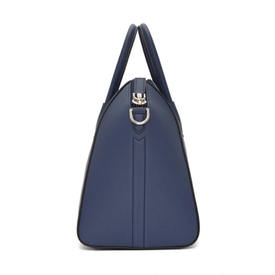 Shop Givenchy Navy Medium Antigona Bag In 498 Midnigh