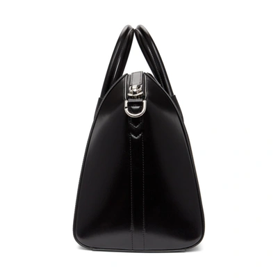 Shop Givenchy Black Medium Antigona Bag In 001 Black
