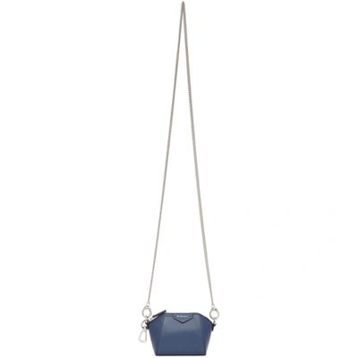 Shop Givenchy Navy Baby Antigona Bag In 498 Midnigh