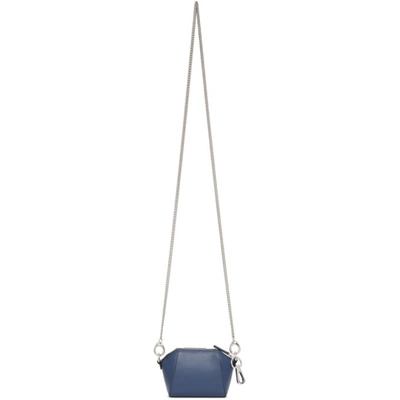 Shop Givenchy Navy Baby Antigona Bag In 498 Midnigh