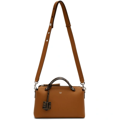 Shop Fendi Tan Medium 'forever ' By The Way Bag In F19wh Cogna