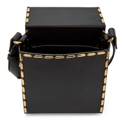 Shop Sacai Black Classic Box Shoulder Bag In 001 Black