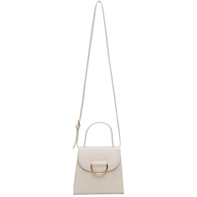 Shop Little Liffner White Little Lady Bag In Marble