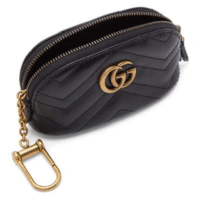 Gucci Taupe Mini GG Marmont 2.0 Coin Pouch Keychain – BlackSkinny