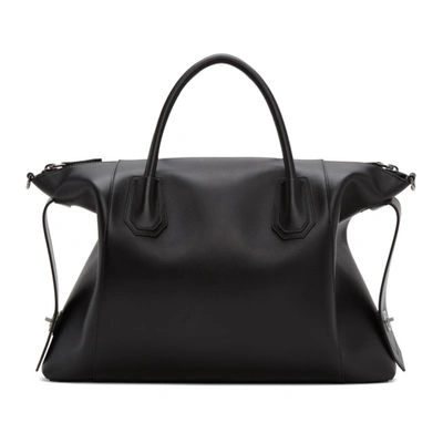 Shop Givenchy Black Medium Soft Antigona Bag In 001 Black