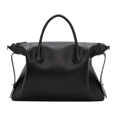 Givenchy Medium Antigona Soft Satchel Bag In Calfskin In 001 Black