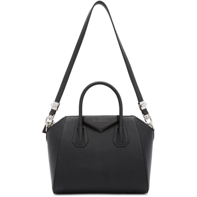 Shop Givenchy Black Small Antigona Bag In 001 Black