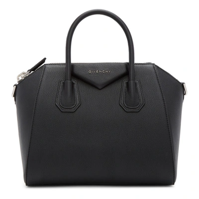 Shop Givenchy Black Small Antigona Bag In 001 Black