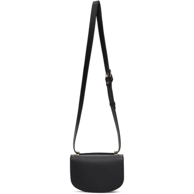 Shop Apc Black Mini Genève Bag In Lzz Black