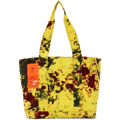 Shop S.r. Studio. La. Ca. Yellow Soto Hand-dyed Laundry Tote In 752 Yellow
