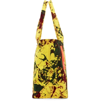Shop S.r. Studio. La. Ca. Yellow Soto Hand-dyed Laundry Tote In 752 Yellow