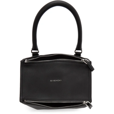 Shop Givenchy Black Small Pandora Bag In 001 Black