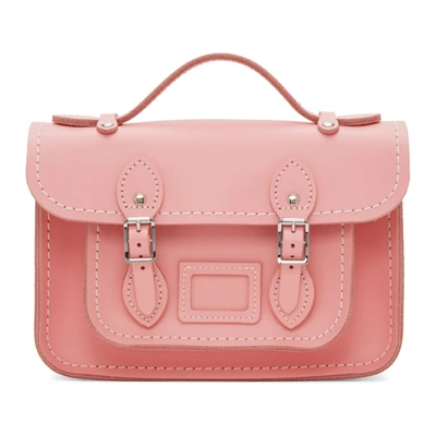 Shop Comme Des Garcons Girl Pink The Cambridge Satchel Company Edition Bag In 3 Pink