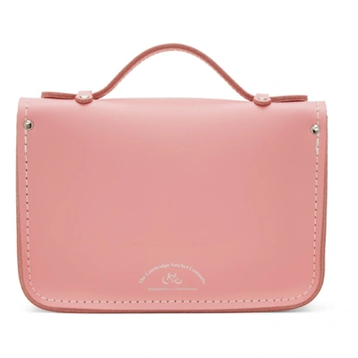 Shop Comme Des Garcons Girl Pink The Cambridge Satchel Company Edition Bag In 3 Pink