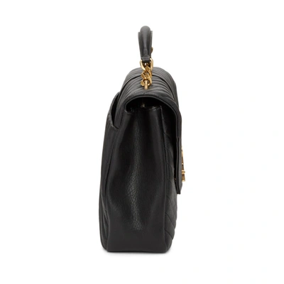 Shop Saint Laurent Black Large College Bag In 1000 Black