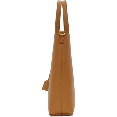 Shop Saint Laurent Beige Toy North/south Shopping Tote In 7716 Drksun