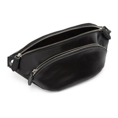 Shop Junya Watanabe Black Glass Leather Pouch In 1 Black