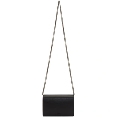 Shop Gucci Black Mini Dionysus Wallet Chain Bag In 8176 Black