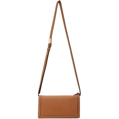 Shop Loewe Brown Mini Barcelona Bag In 2530 Tan