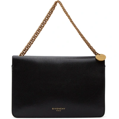 Shop Givenchy Black Leather Cross3 Bag In 001 Black