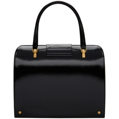 Shop Thom Browne Online Exclusive Black Mrs. Thom Tote In 001 Black