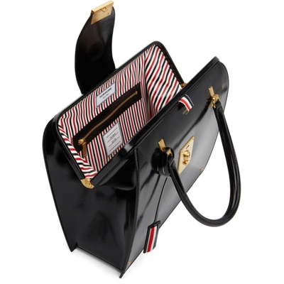 Shop Thom Browne Online Exclusive Black Mrs. Thom Tote In 001 Black