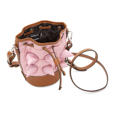 Shop Moncler Genius 1 Moncler Jw Anderson Pink Down Critter Bag In 525 Pink