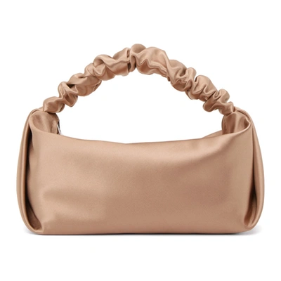 Shop Alexander Wang Pink Mini Scrunchie Bag In 272 Sand St