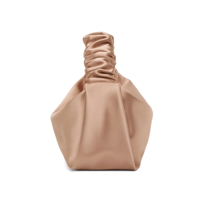 Alexander Wang Scrunchie Mini Satin Tote In 272 Sand St