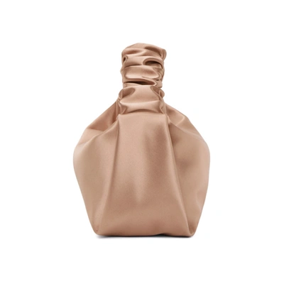 Alexander Wang Scrunchie Mini Satin Tote In 272 Sand St