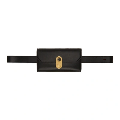 Shop Christian Louboutin Black Elisa Belt Bag In Bk01 Black