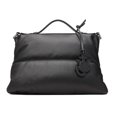Shop Moncler Genius 1 Moncler Jw Anderson Black Puffy Shoulder Bag In 999 Black