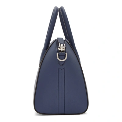Shop Givenchy Navy Small Antigona Bag In 498 Midnigh