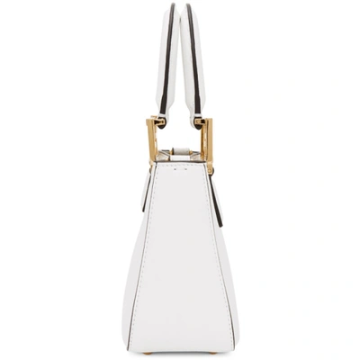 Shop Fendi White Mini 'forever ' Bag In F0qvl White