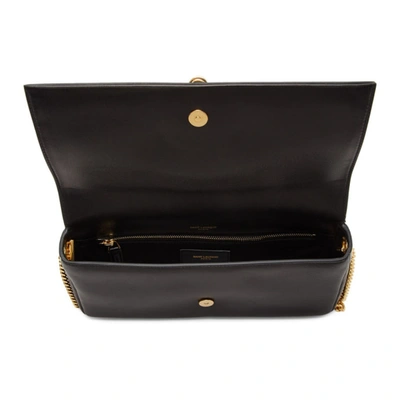 Shop Saint Laurent Black Medium Kate 99 Tassel Bag In 1000 Black