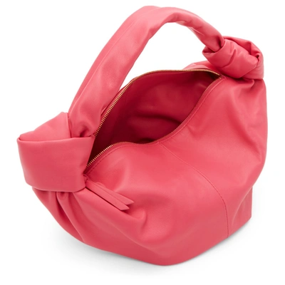 Bottega Veneta Pink Double Knot Leather clutch Bag