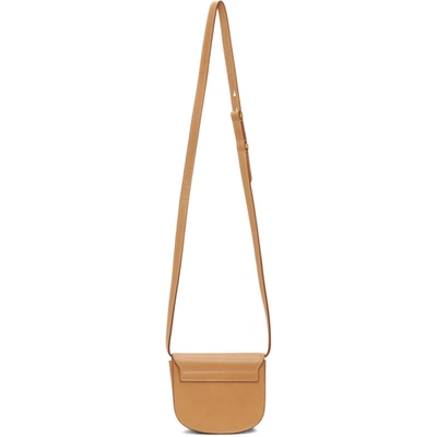 Shop Saint Laurent Beige Mini Kaia Bag In 2725 Brgold