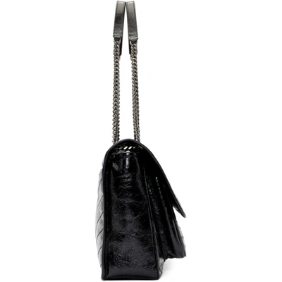 Shop Saint Laurent Black Large Niki Bag In 1000 Black