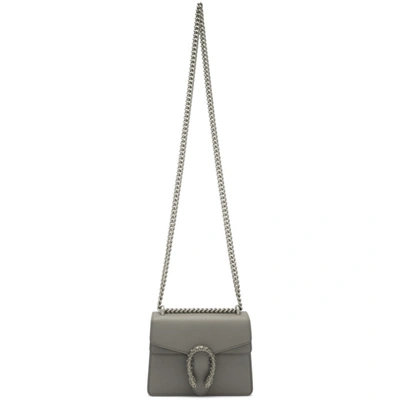 Shop Gucci Grey Mini Dionysus Bag In 1293 Grey