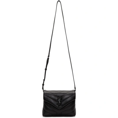Shop Saint Laurent Black Toy Loulou Bag In 1000 Black