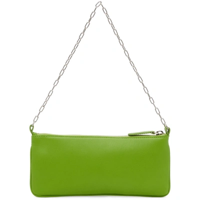 Shop Abra Ssense Exclusive Green Belt Baguette Bag