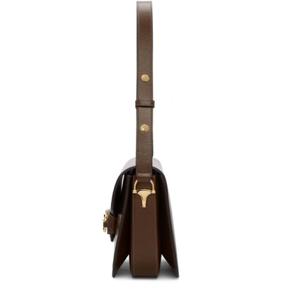 Shop Gucci Brown ' 1955' Horsebit Bag In 2361 Brown