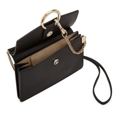 Shop Chloé Black Mini Faye Bag In 001 Black